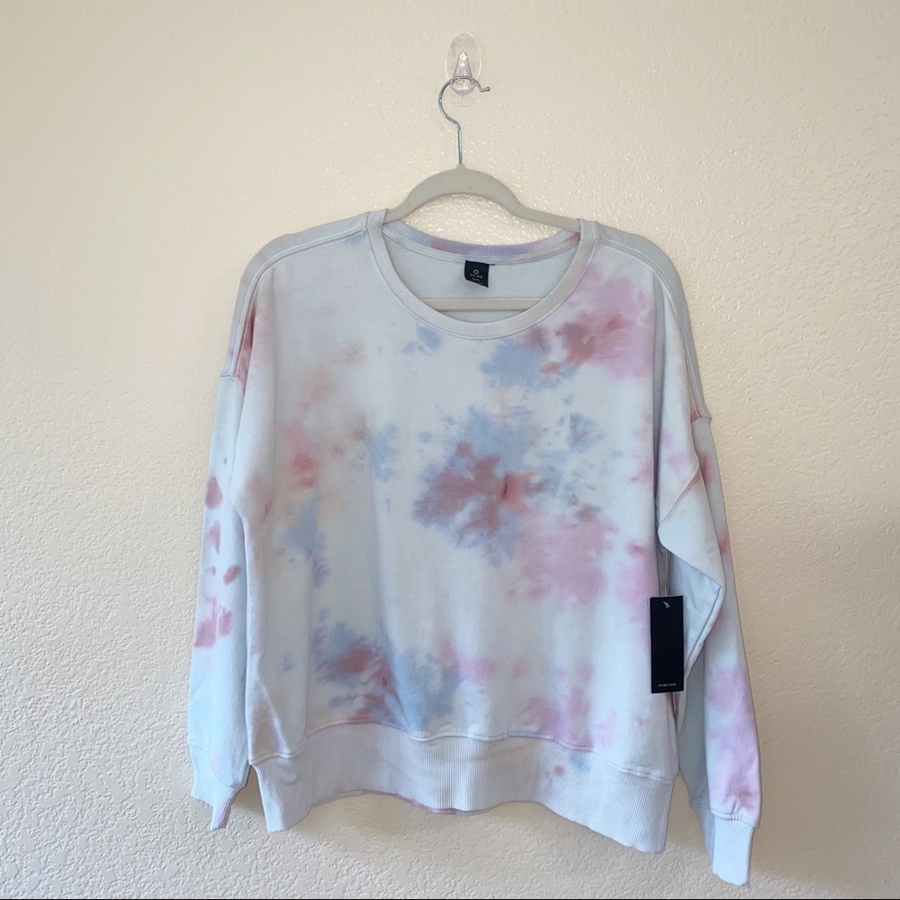 AR-33| Cotton Candy Tie-Dye Crewneck| NWT‎